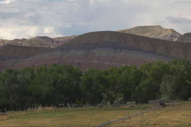 along Highway 287 entering Dubois from the east